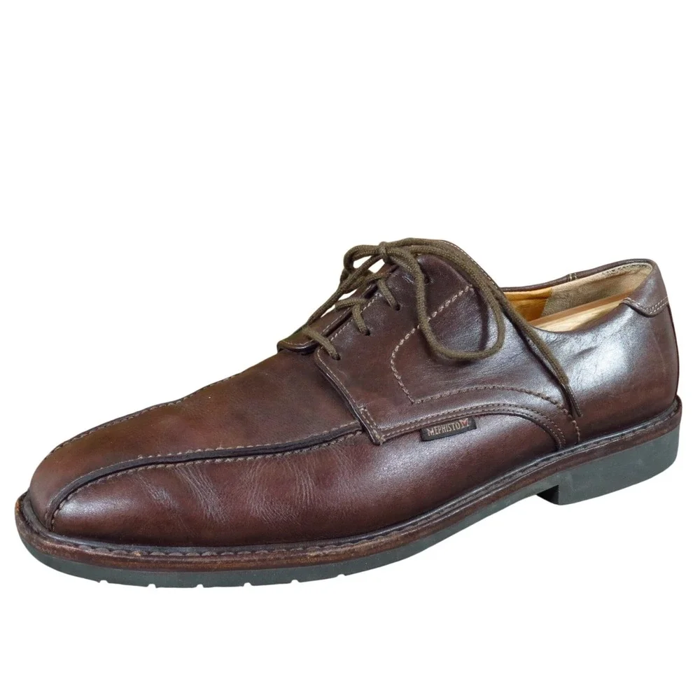 Mephisto Gaetan Men Casual Oxford Shoe Size 11 Walking Comfort‎ Brown Leather